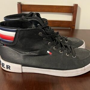 Men’s Tommy Hilfiger Black High Top Shoes Size 13